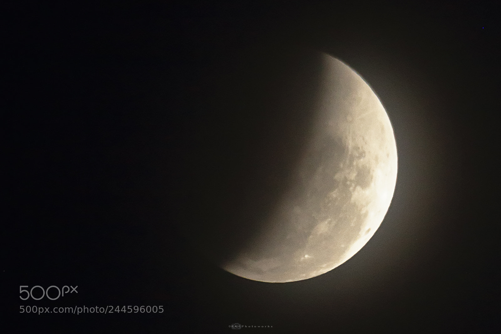 Canon EOS 60D sample photo. Lunar eclipse photography