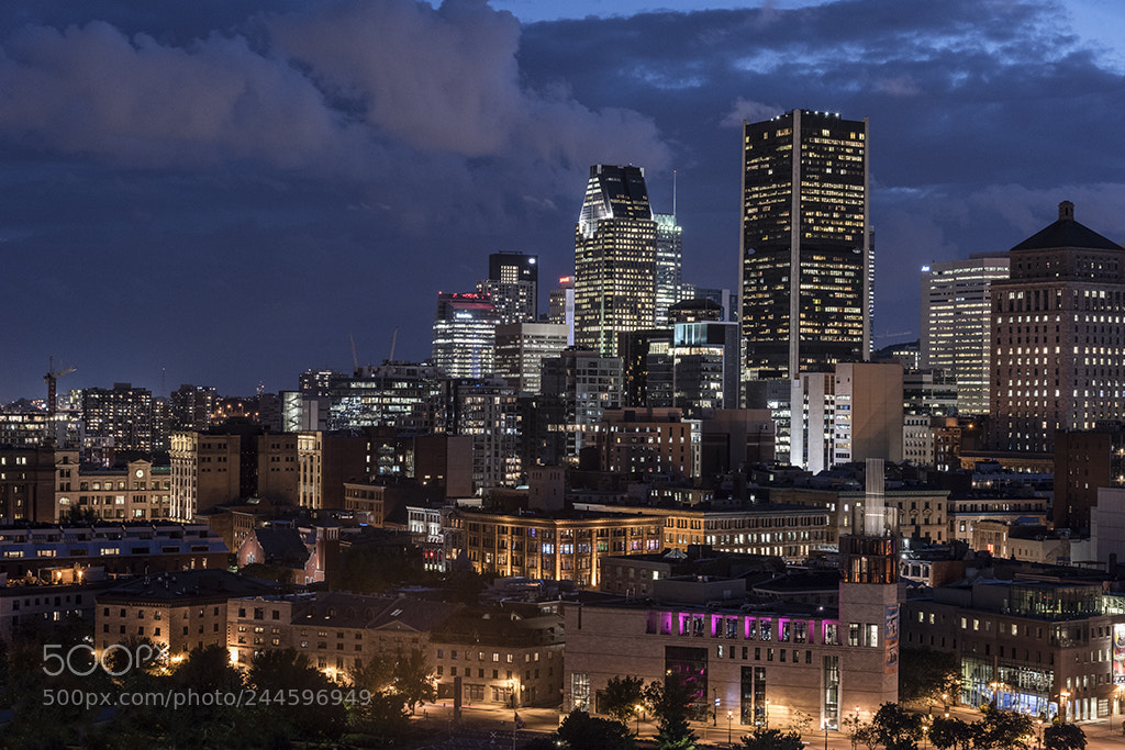 Nikon D810 sample photo. Montréal la nuit photography