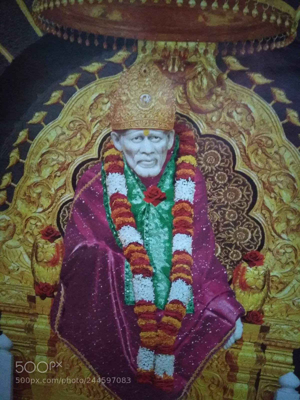 Xiaomi Redmi 5A sample photo. Indian god sai baba photography