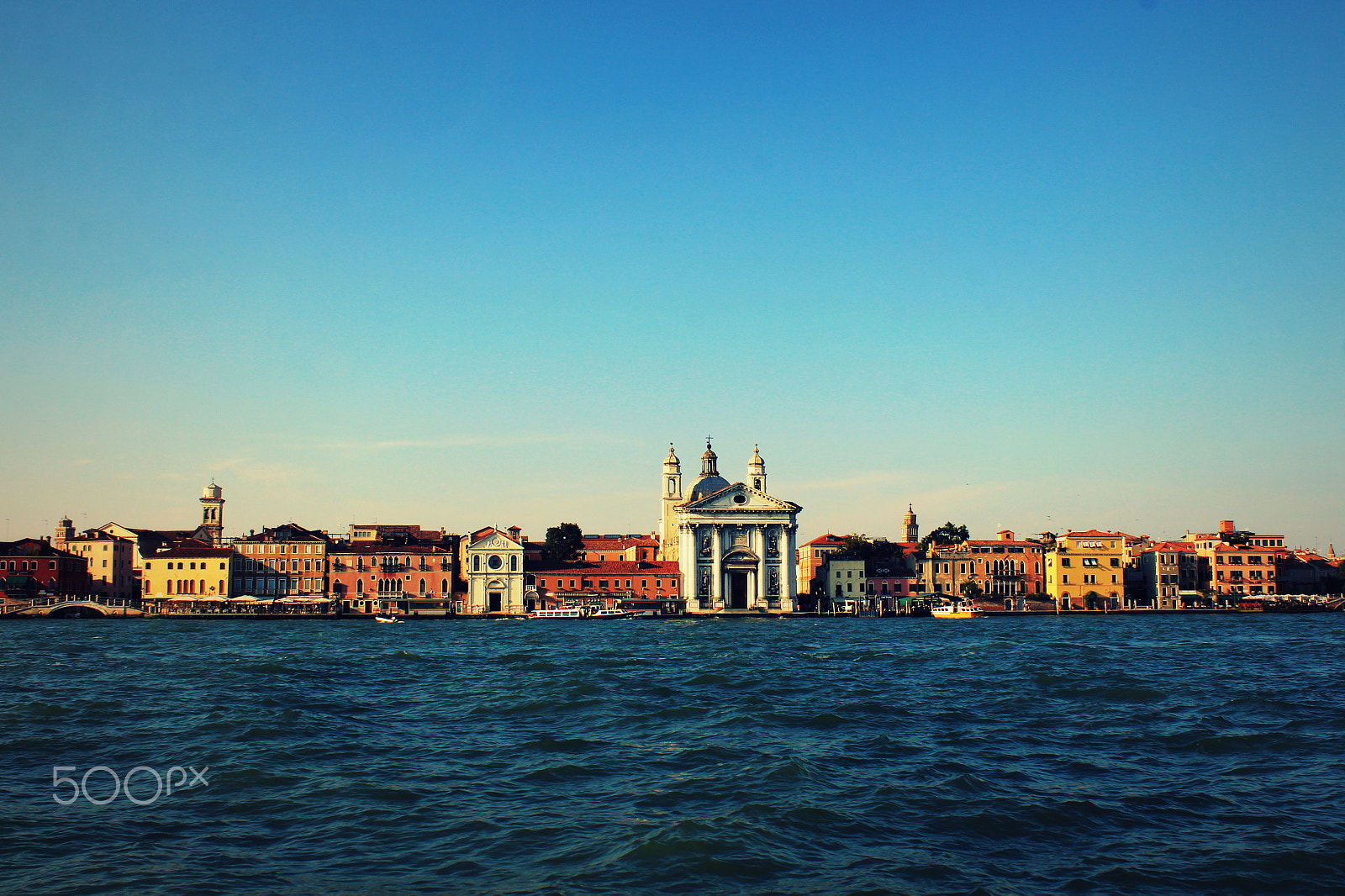 Canon EF 100-300mm F4.5-5.6 USM sample photo. View on the lagoon of venice with church santa maria del rosario dei gesuati commonly know as il... photography