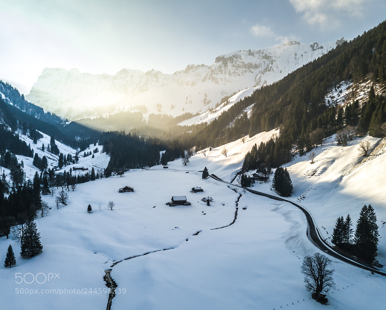 DJI FC220 sample photo. Alps photography