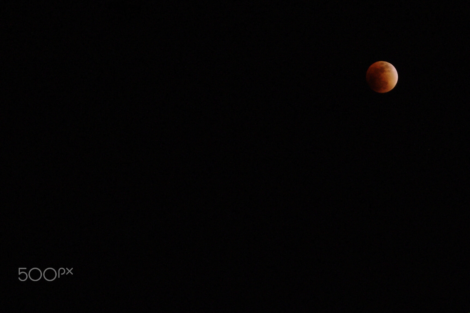 Pentax K-x sample photo. Blood moon rising photography