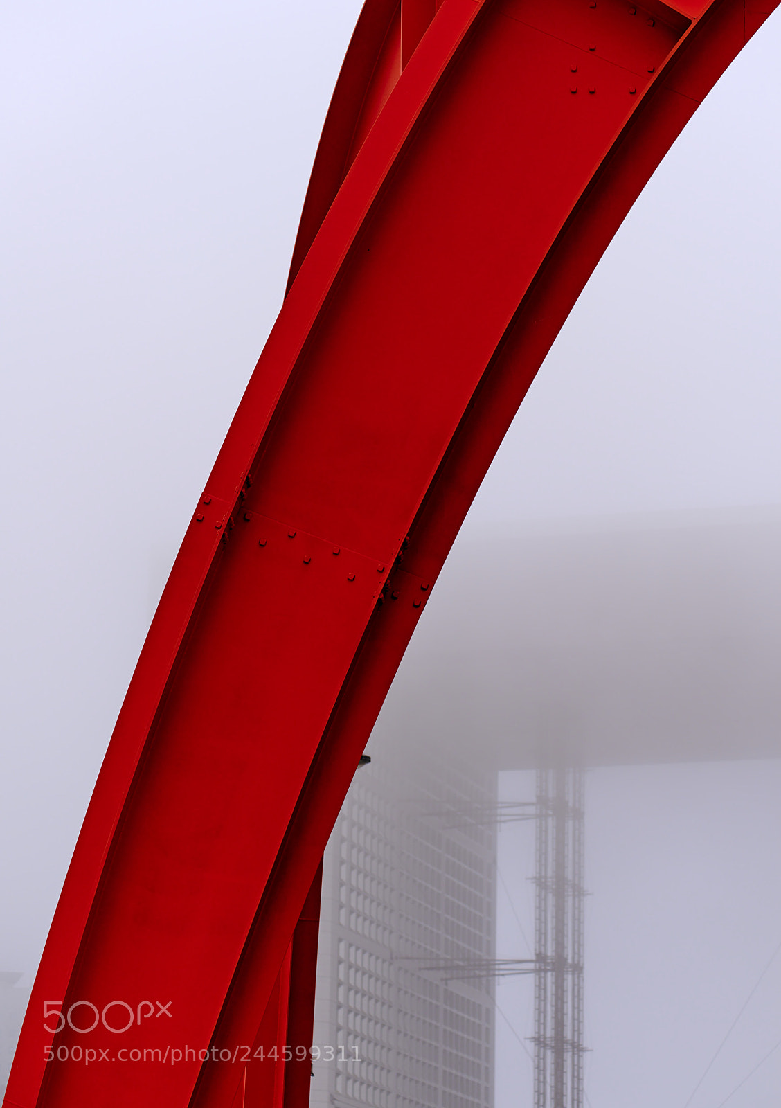 Fujifilm X-T2 sample photo. Red and misty 1 photography