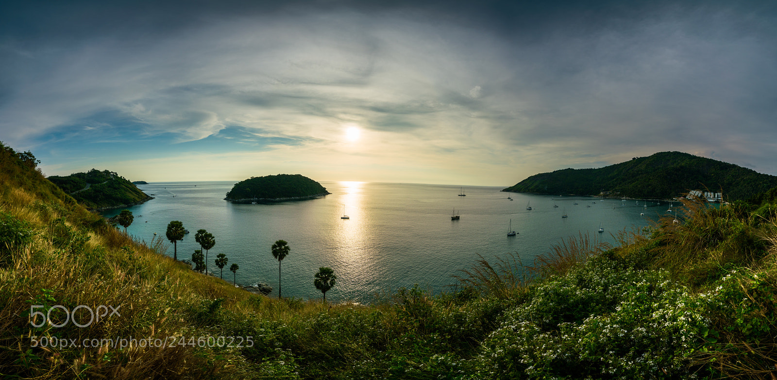 Sony a7R II sample photo. Panorama of promthep cape photography