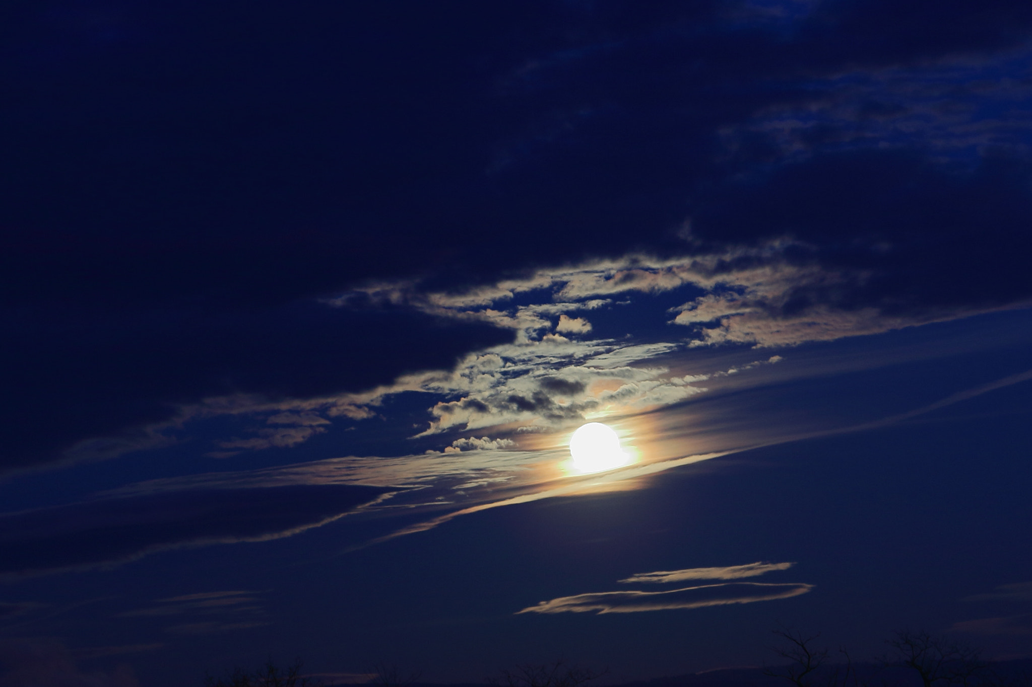 Canon EOS 7D Mark II + Canon EF-S 17-55mm F2.8 IS USM sample photo. Blue moon photography