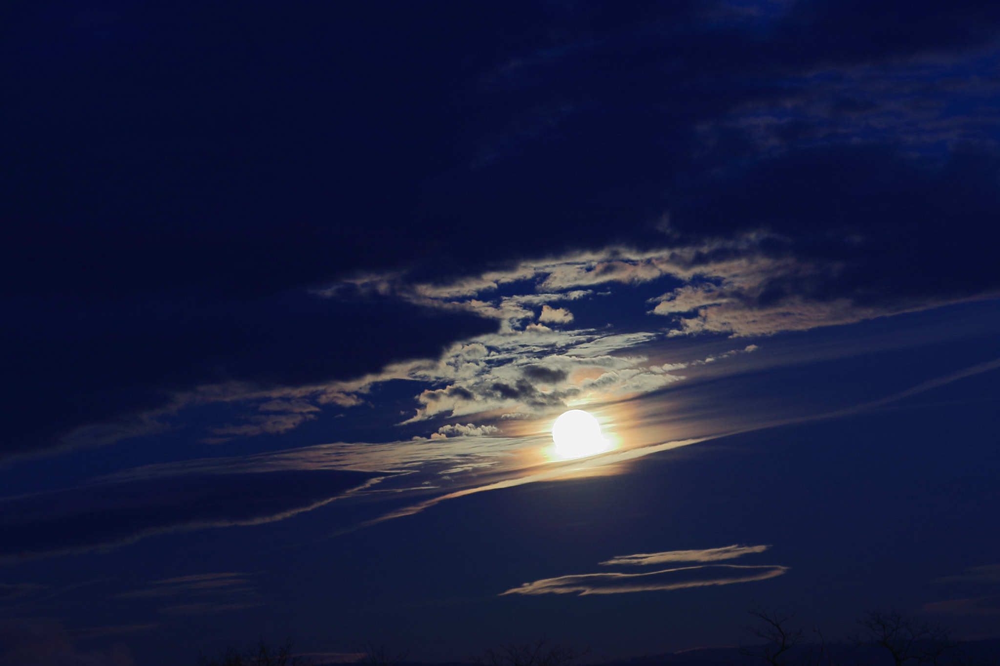 Canon EF-S 17-55mm F2.8 IS USM sample photo. Blue moon photography