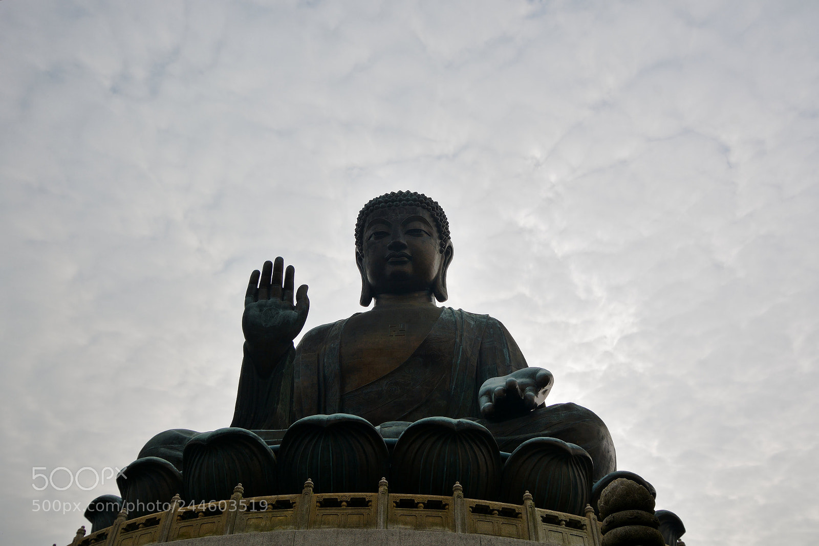 Nikon D7100 sample photo. Buddha statue - cloudy photography
