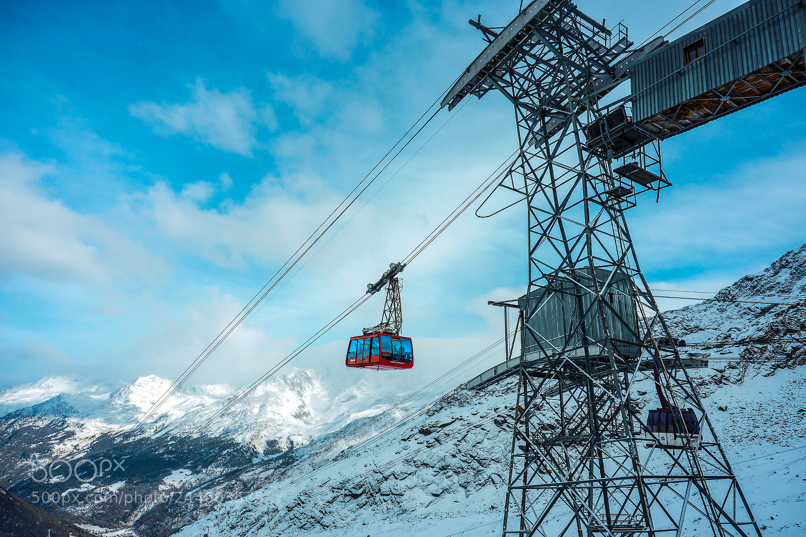 Olympus PEN-F sample photo. On the cable car photography