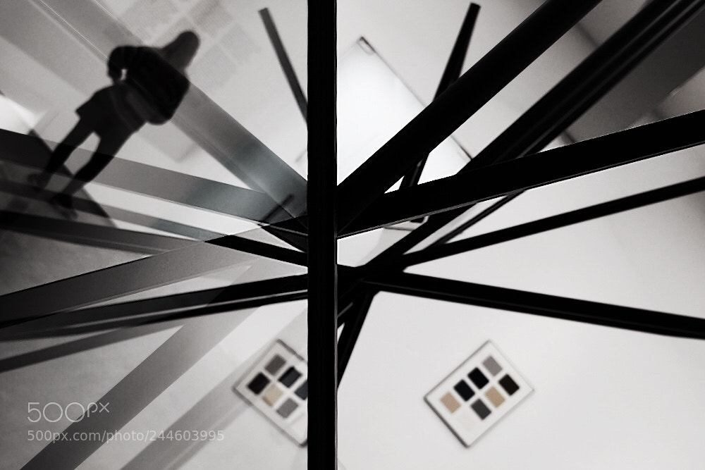 Fujifilm X70 sample photo. Lines and reflections photography
