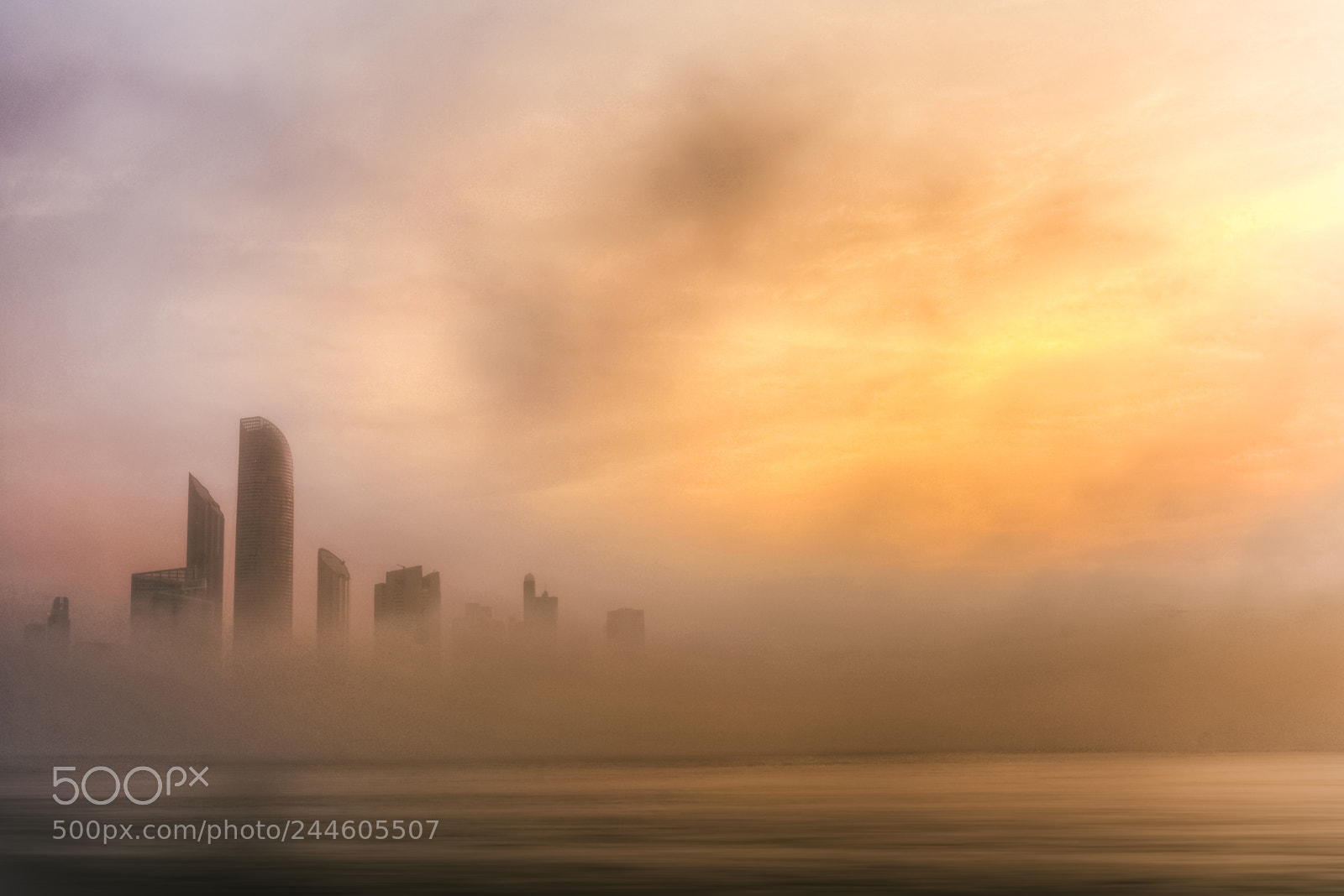 Nikon D610 sample photo. Foggy morning, abu dhabi photography