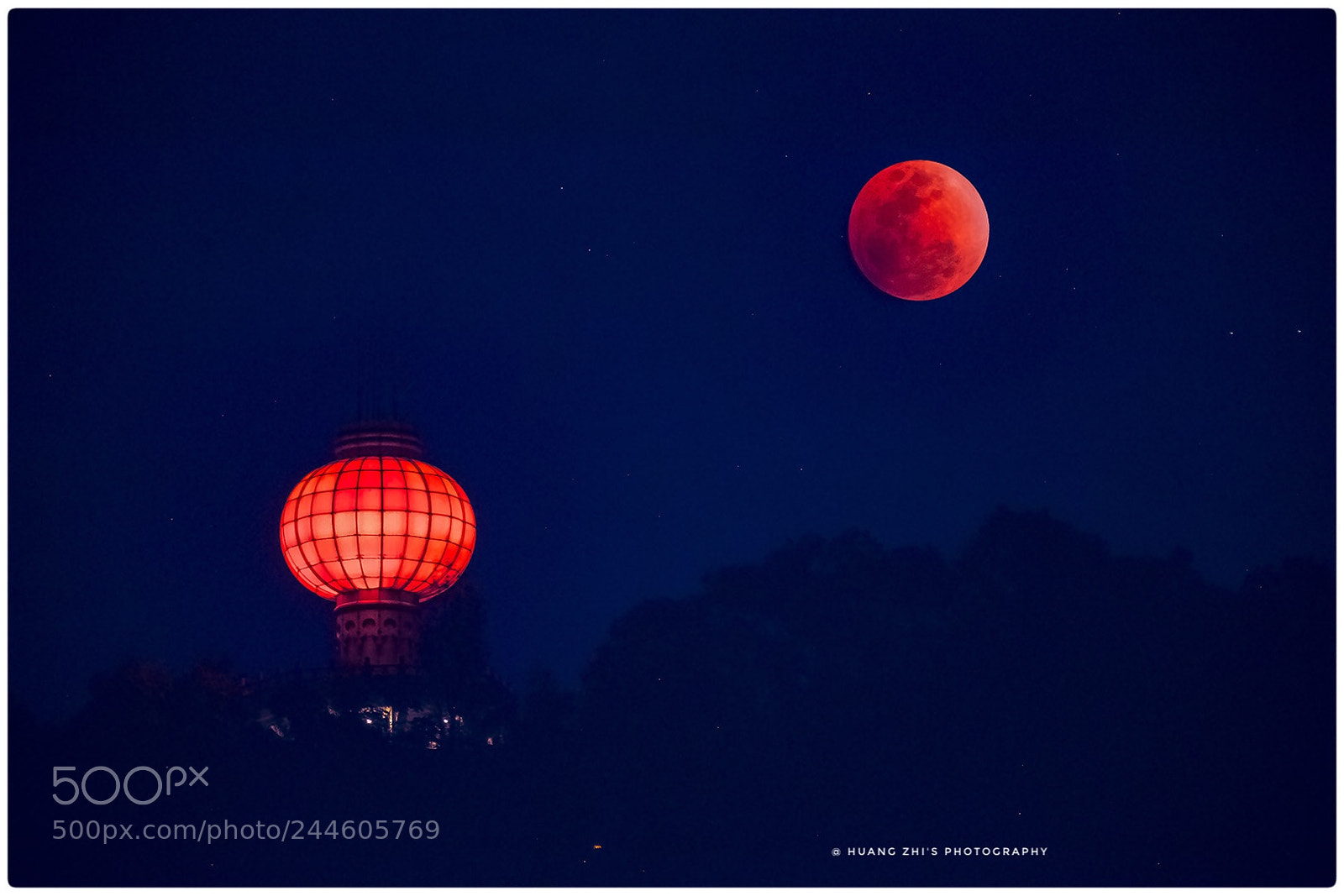 Canon EOS-1D X Mark II sample photo. The red moon photography
