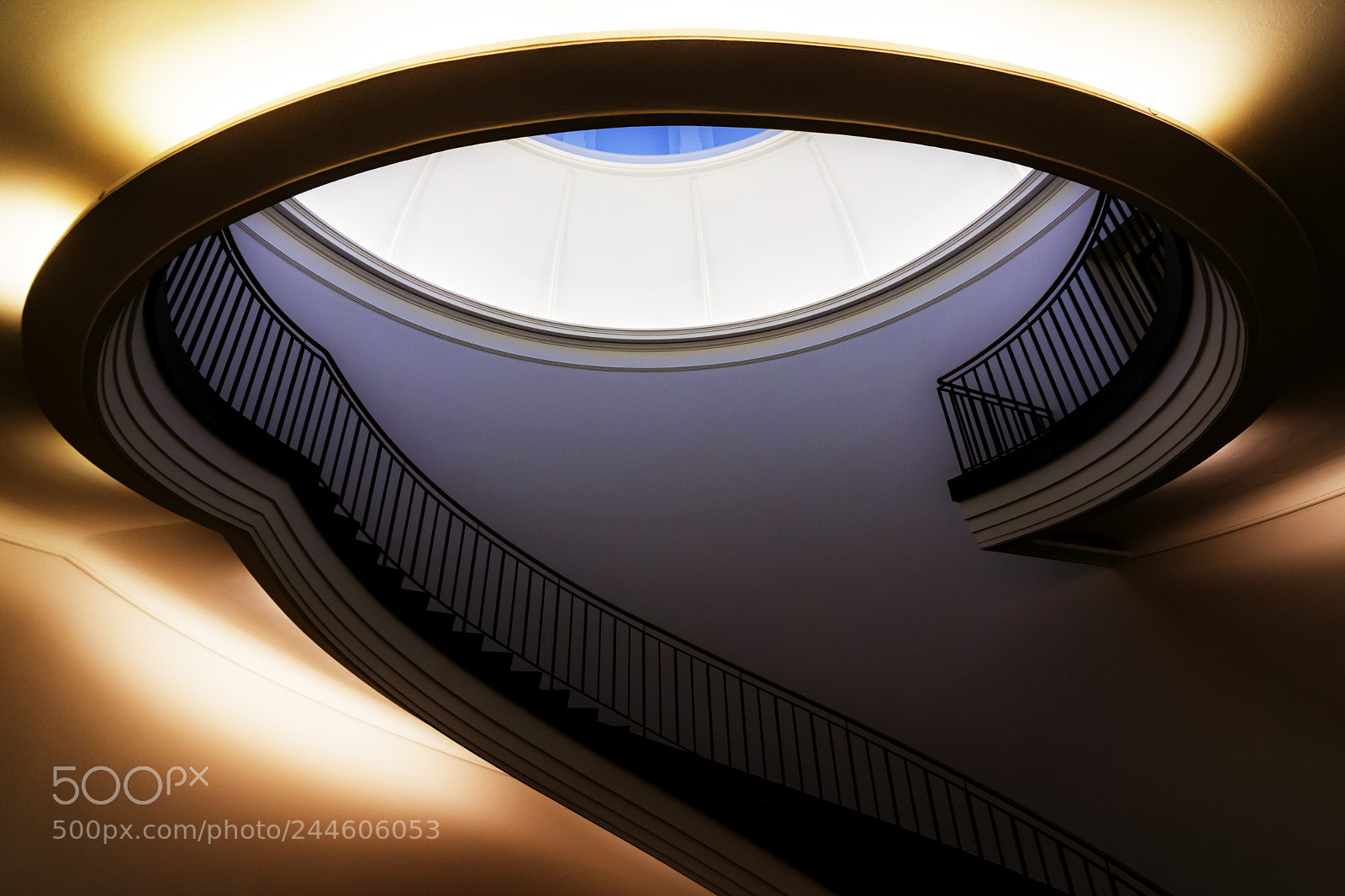 Nikon D800 sample photo. Dead end spiral staircase photography