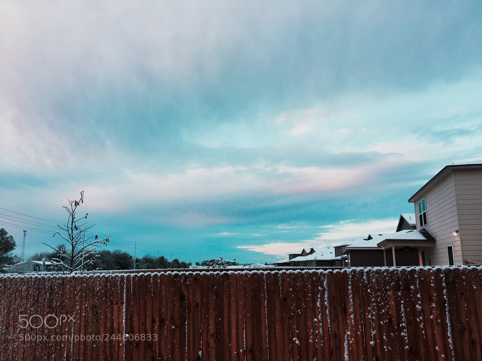 Apple iPhone 6s Plus sample photo. Backyard skies 3 photography