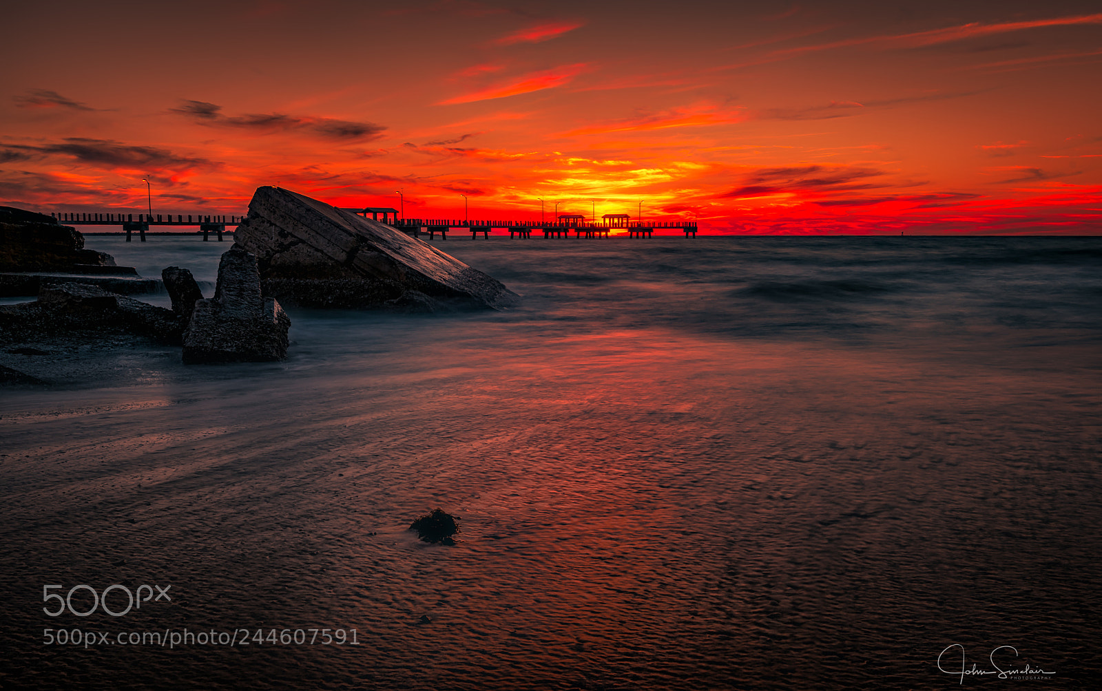 Nikon D810 sample photo. Sunset fort desoto photography