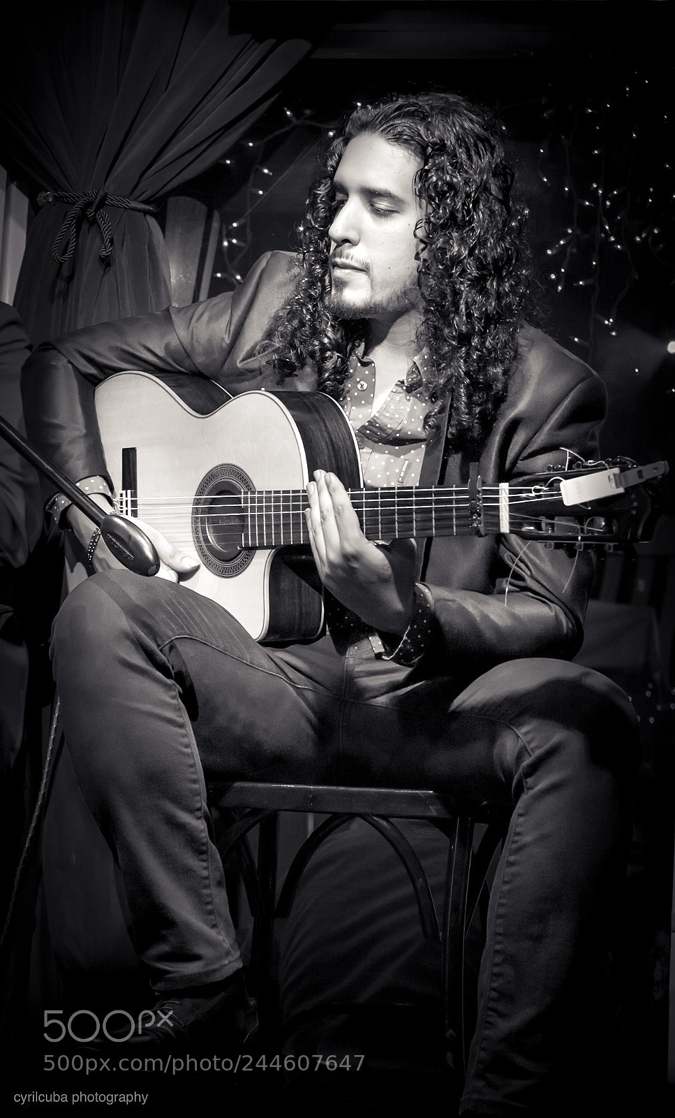 Nikon D5500 sample photo. Flamenco guitar player photography
