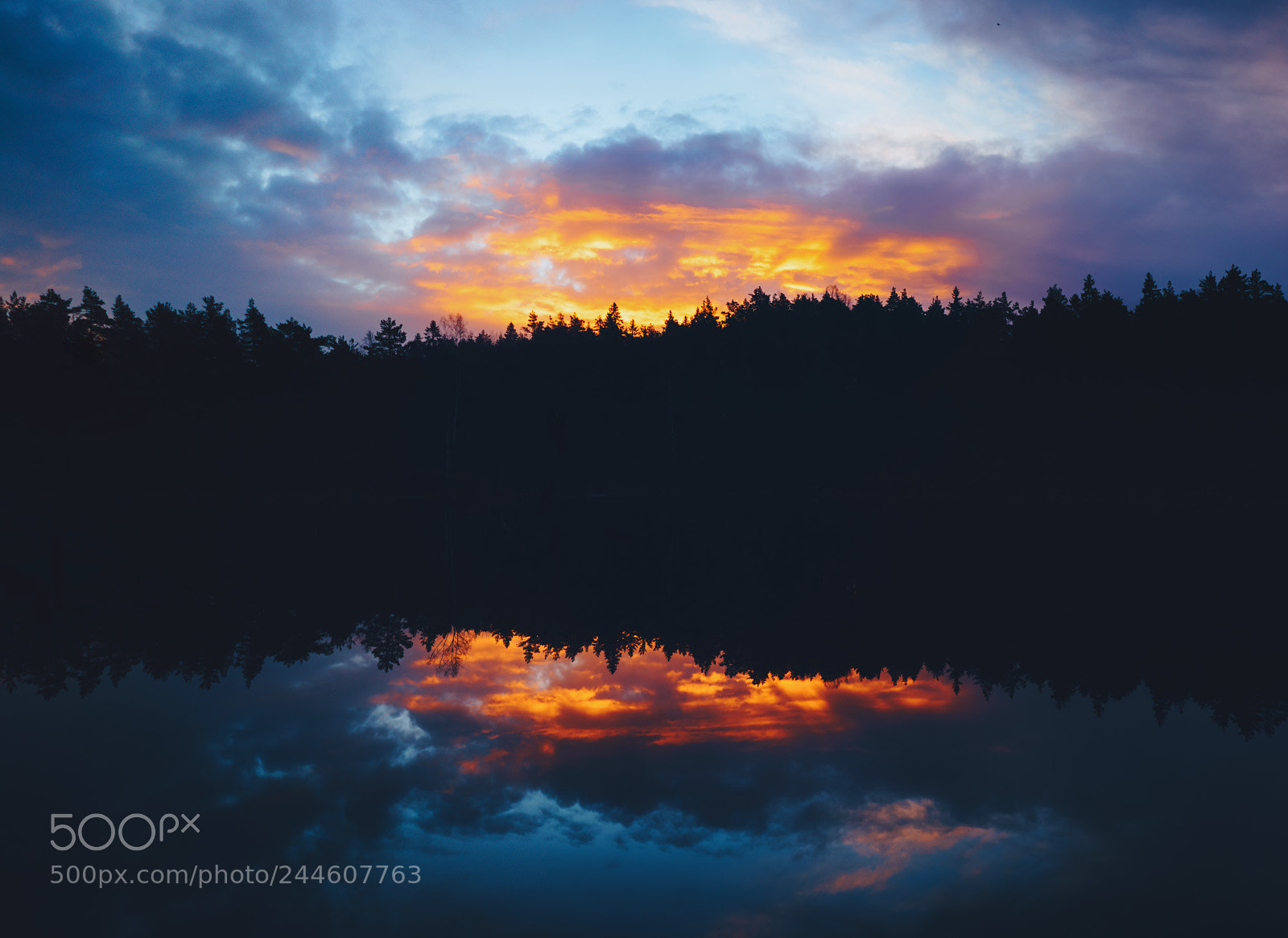 Sony a7R sample photo. Kvarnträsk sunrise photography