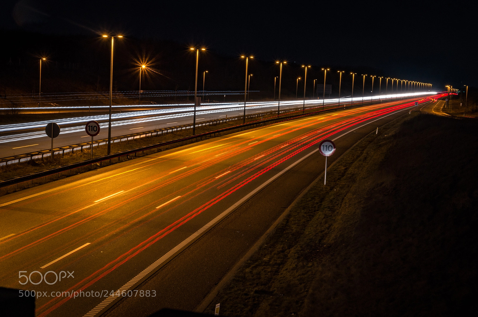 Sony SLT-A55 (SLT-A55V) sample photo. Light trails ii photography