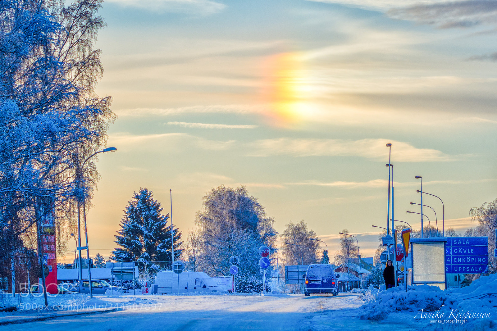 Nikon D7200 sample photo. Sun dog, the halo photography