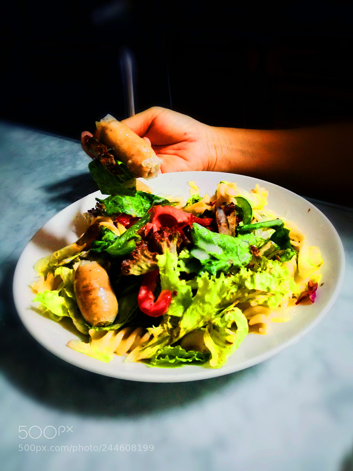 HUAWEI P9 LITE sample photo. Mixed salad bar photography