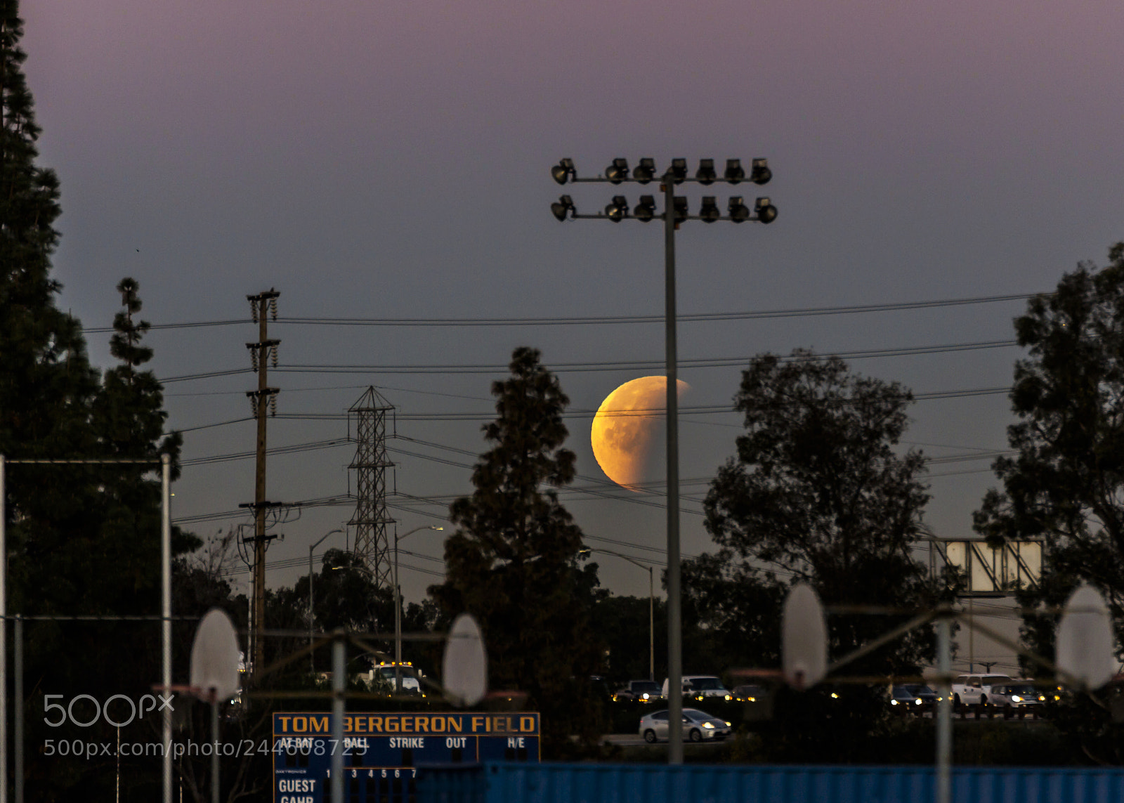 Canon EOS 60D sample photo. Moon over gahr print photography