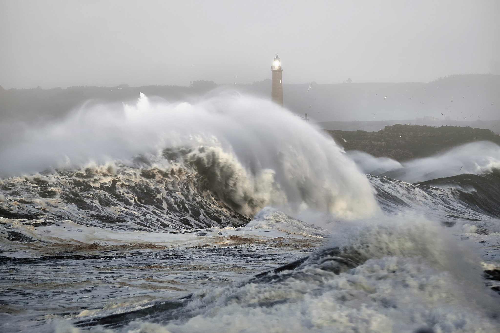 Fujifilm X-T1 + Fujifilm XF 100-400mm F4.5-5.6 R LM OIS WR sample photo. Rough sea photography