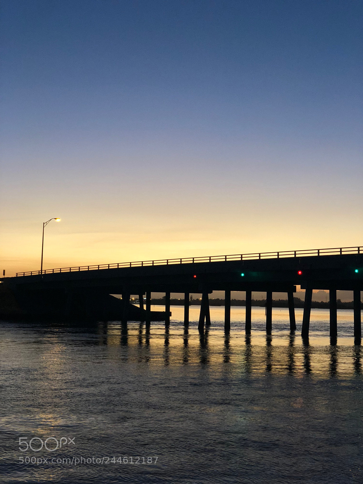 Apple iPhone X sample photo. Sunset bridge photography