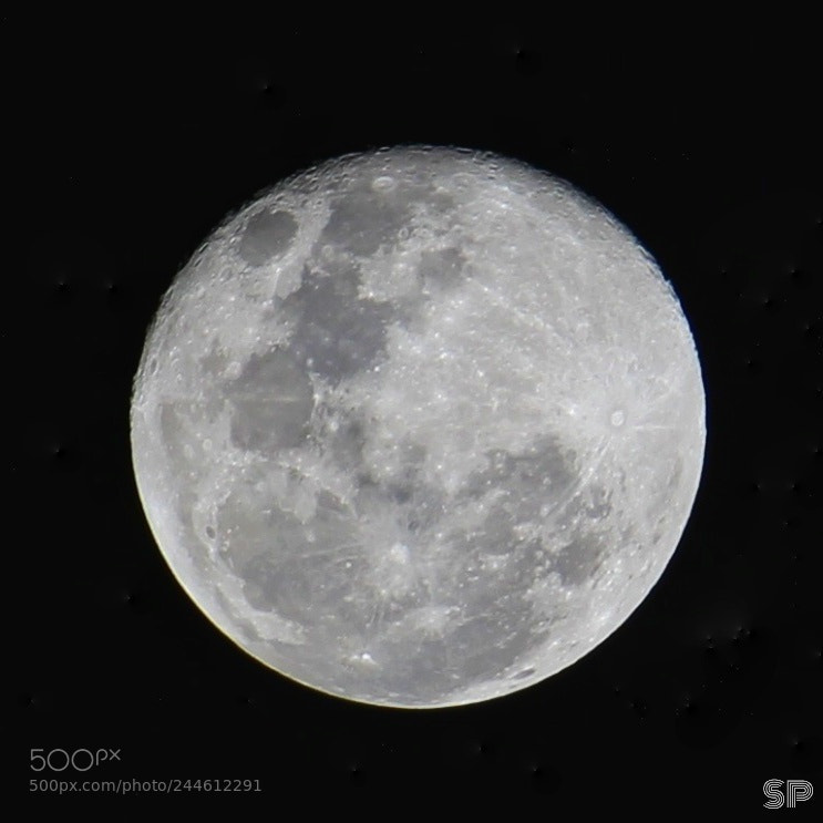 Canon EOS 1300D (EOS Rebel T6 / EOS Kiss X80) sample photo. Full ? bright moon ? photography