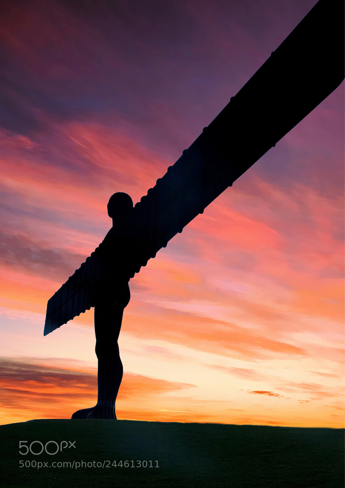 Canon EOS 40D sample photo. Angel of the north photography