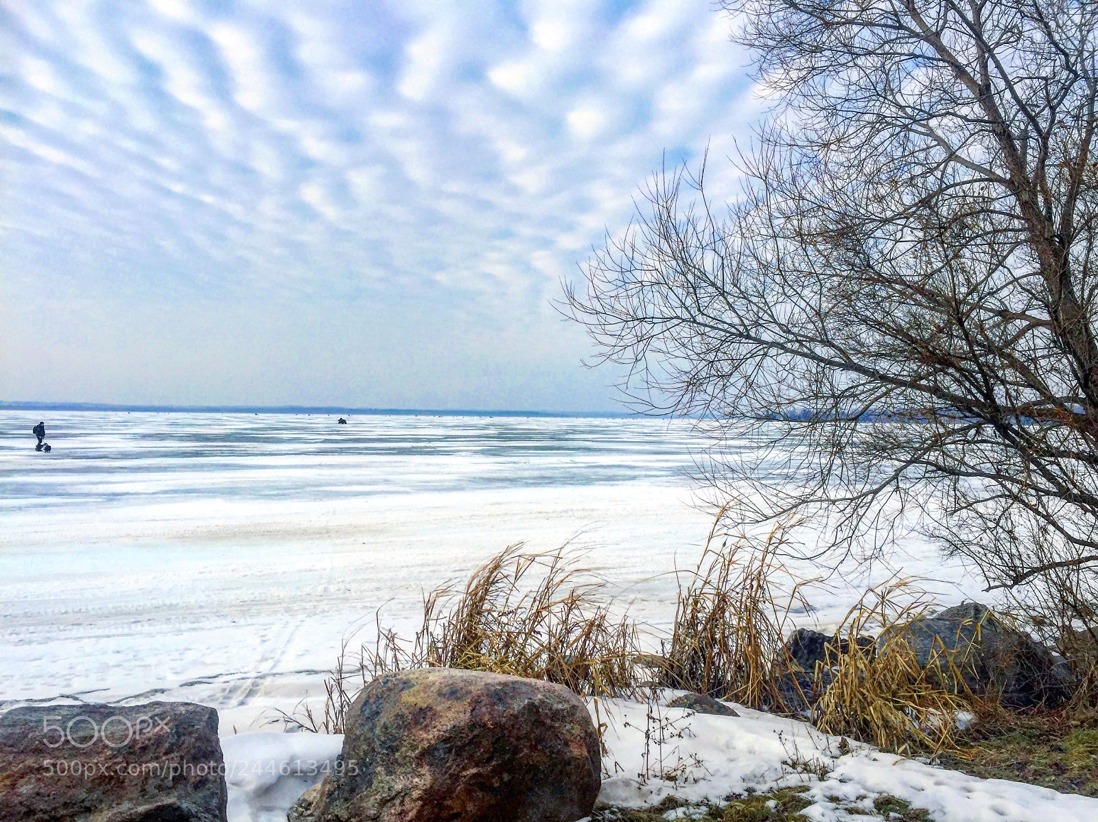 Apple iPhone 6 sample photo. Winter wonderland at lake photography
