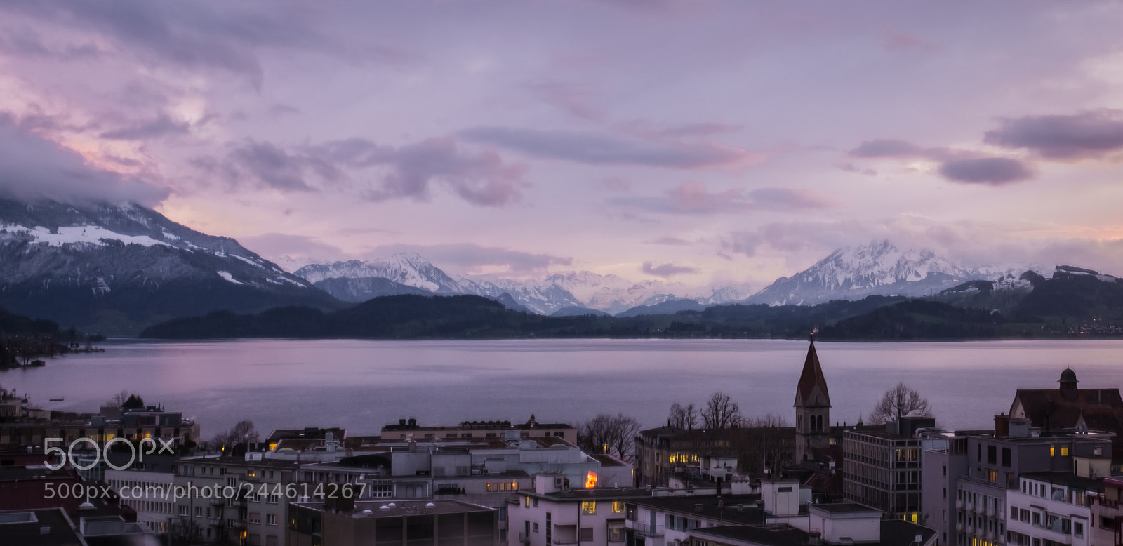 Fujifilm X100T sample photo. Purple sunset photography
