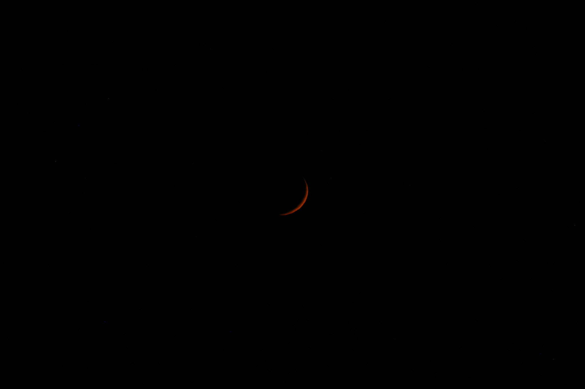 Canon EF 100-400mm F4.5-5.6L IS USM sample photo. Luna menguante photography