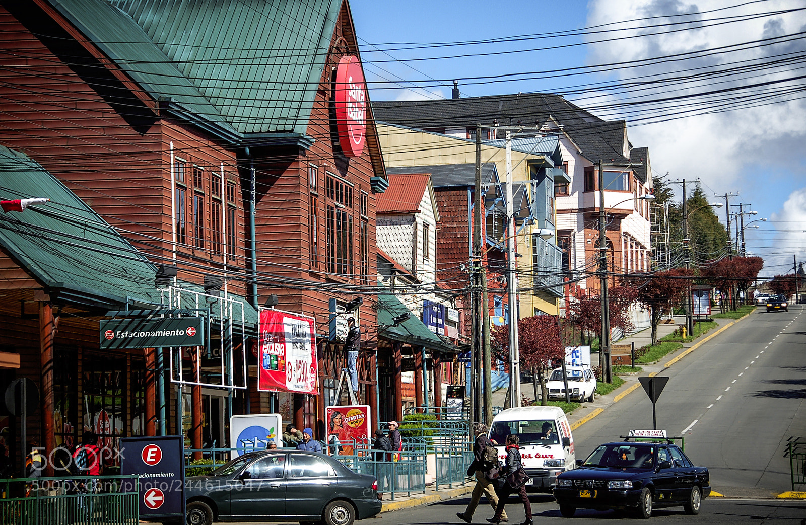 Nikon D50 sample photo. Street view in puerto photography