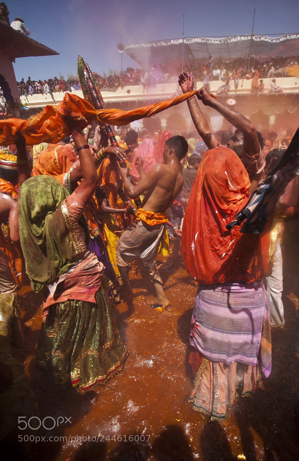 Canon EOS 5D sample photo. Holi festival, india photography