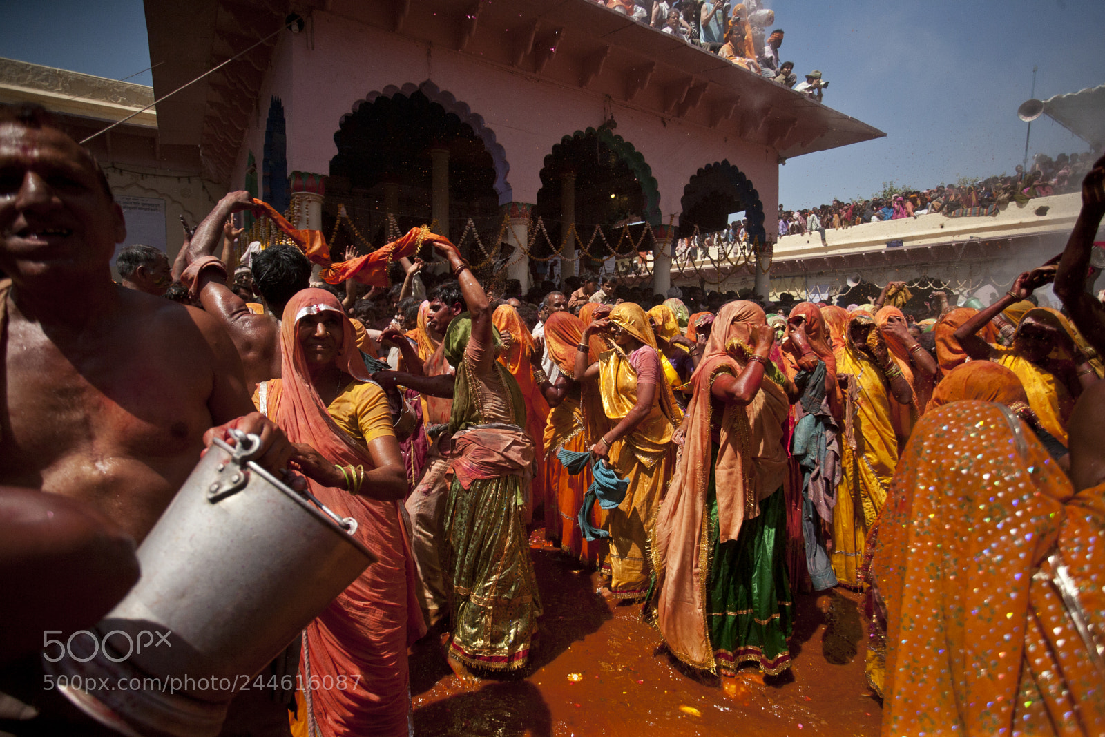 Canon EOS 5D sample photo. Holi festival, india photography