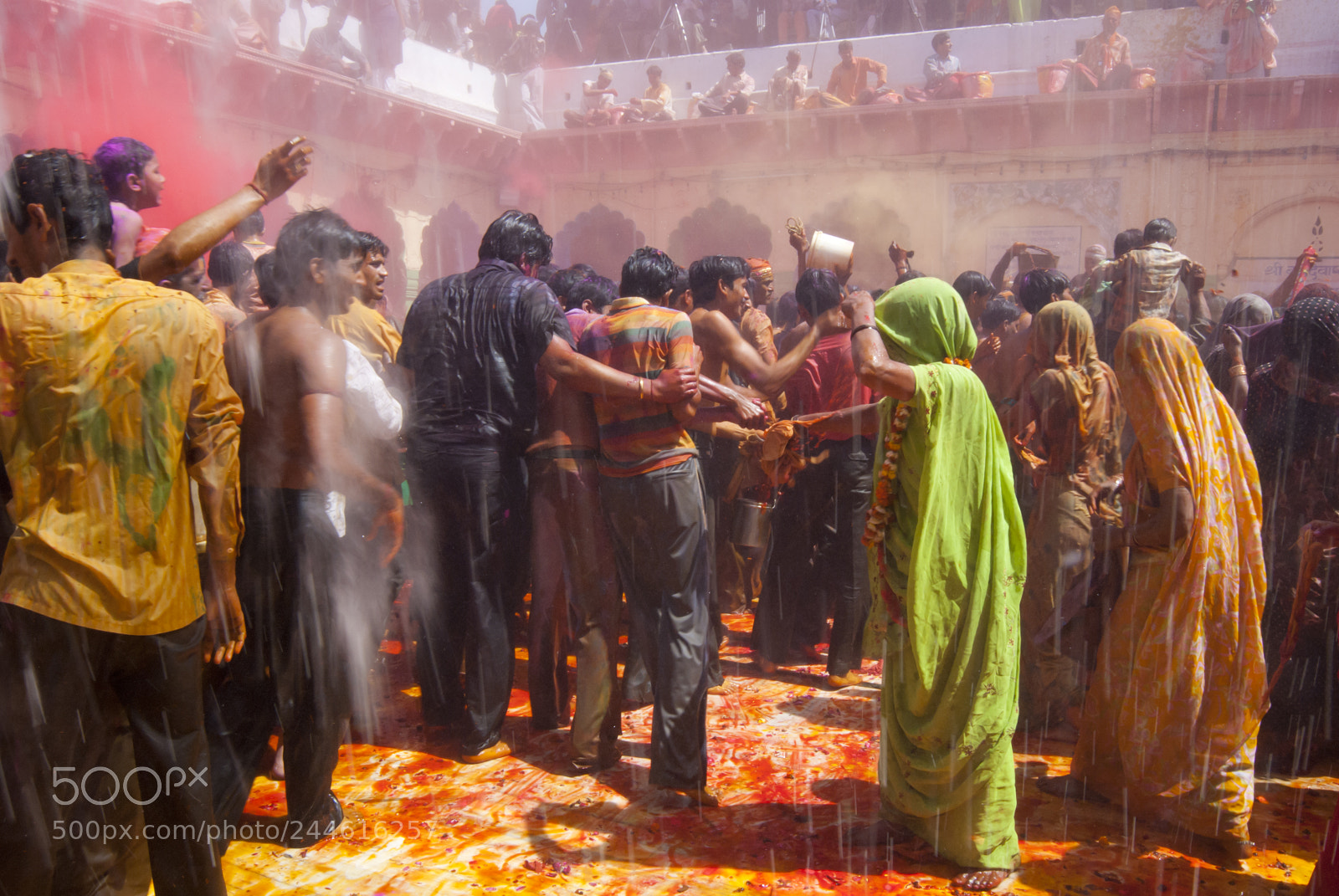 Nikon D80 sample photo. Holi festival, daauji, mathura photography