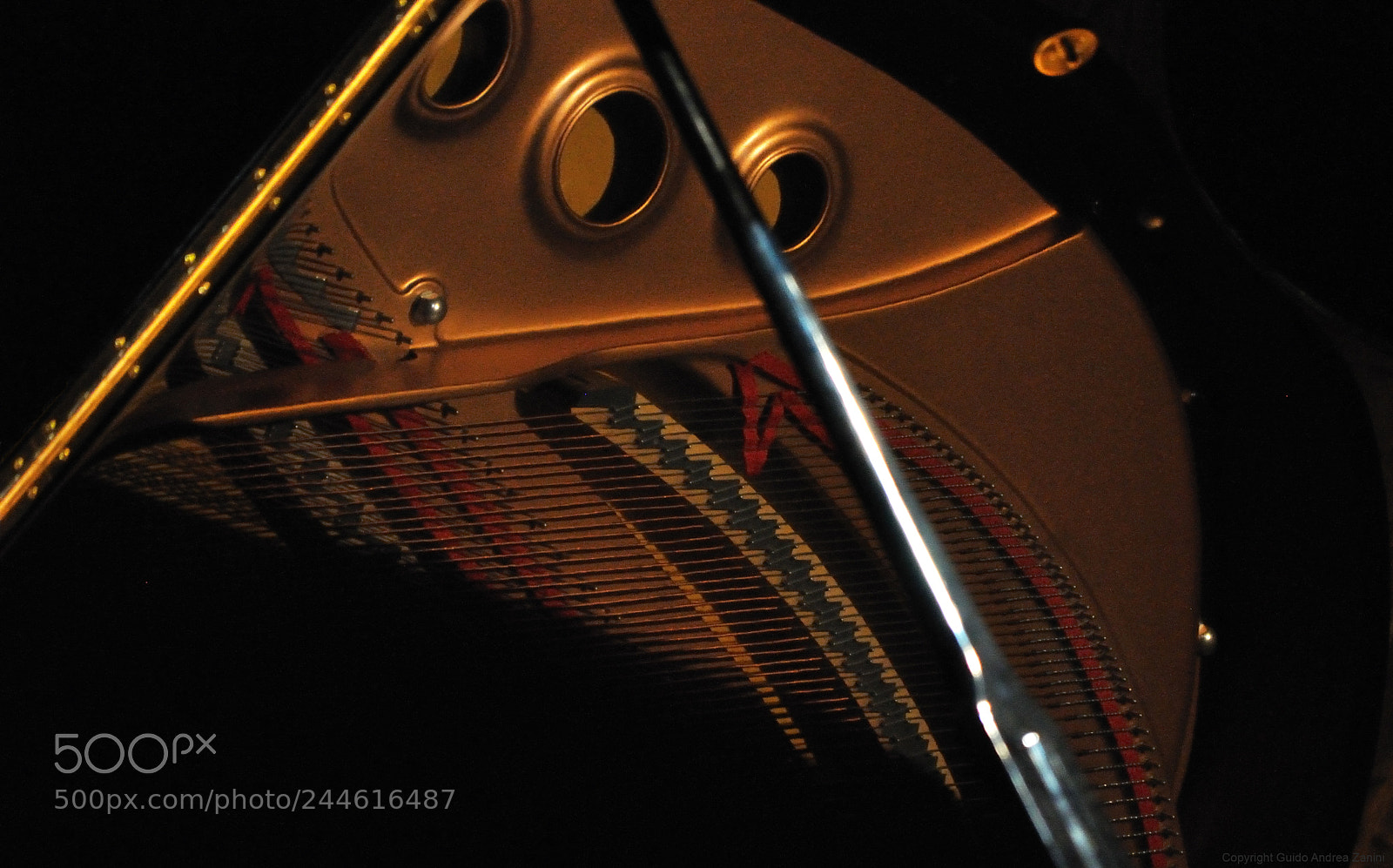 Nikon D5000 sample photo. Reflex of the piano photography