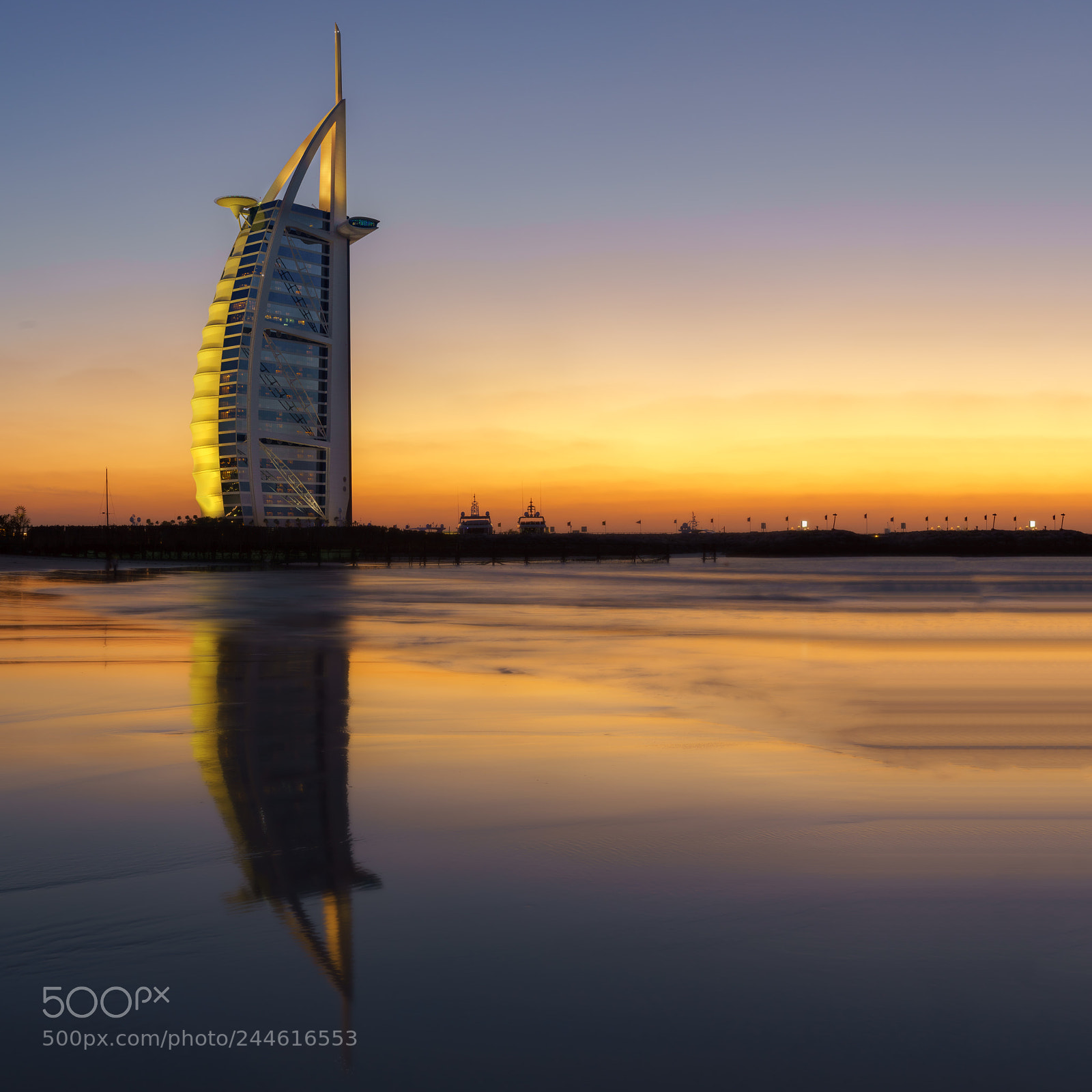 Sony a7R III sample photo. Burj al arab in photography