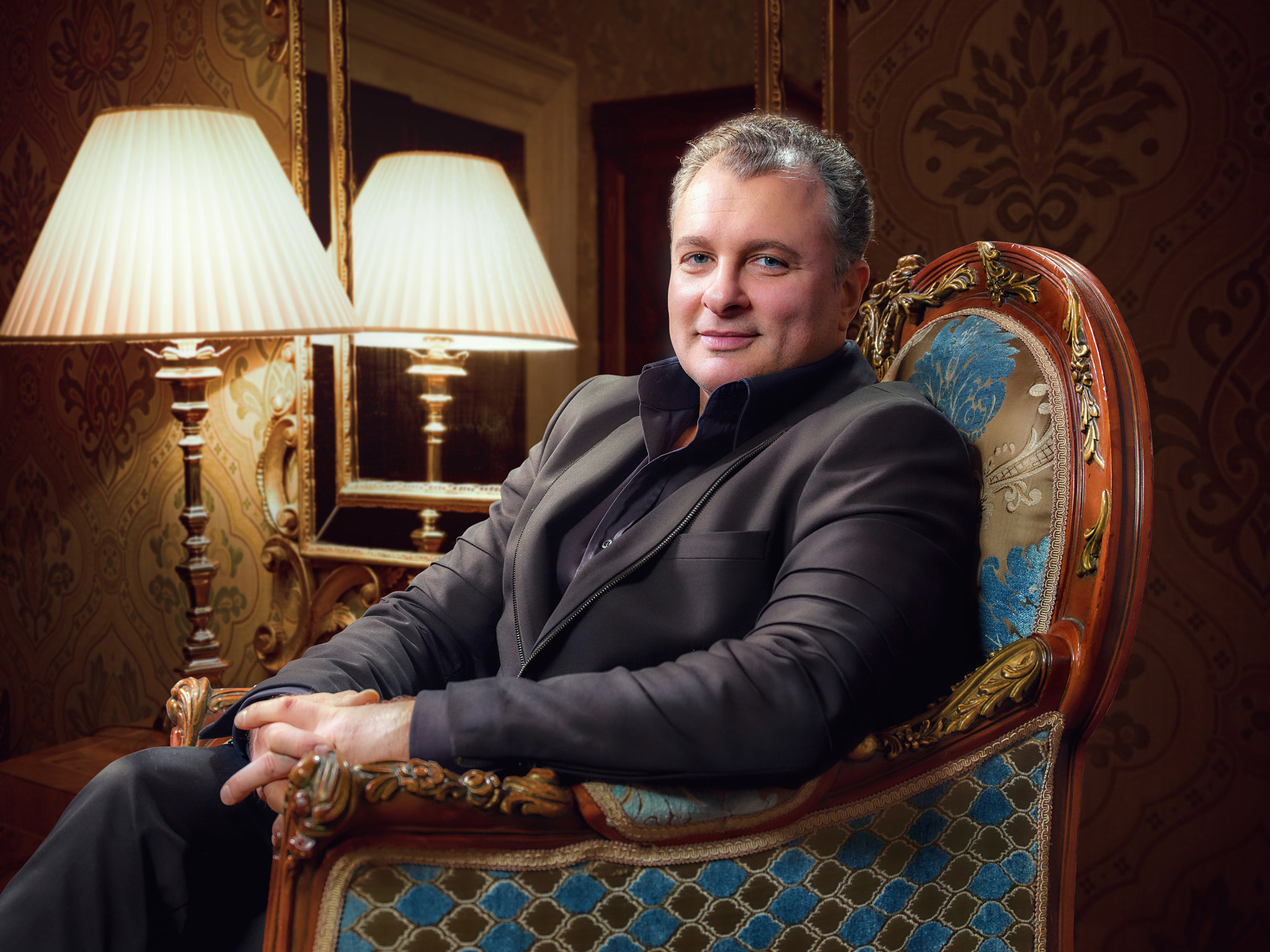 Phase One P65+ sample photo. Portrait of an elegant gentleman photography