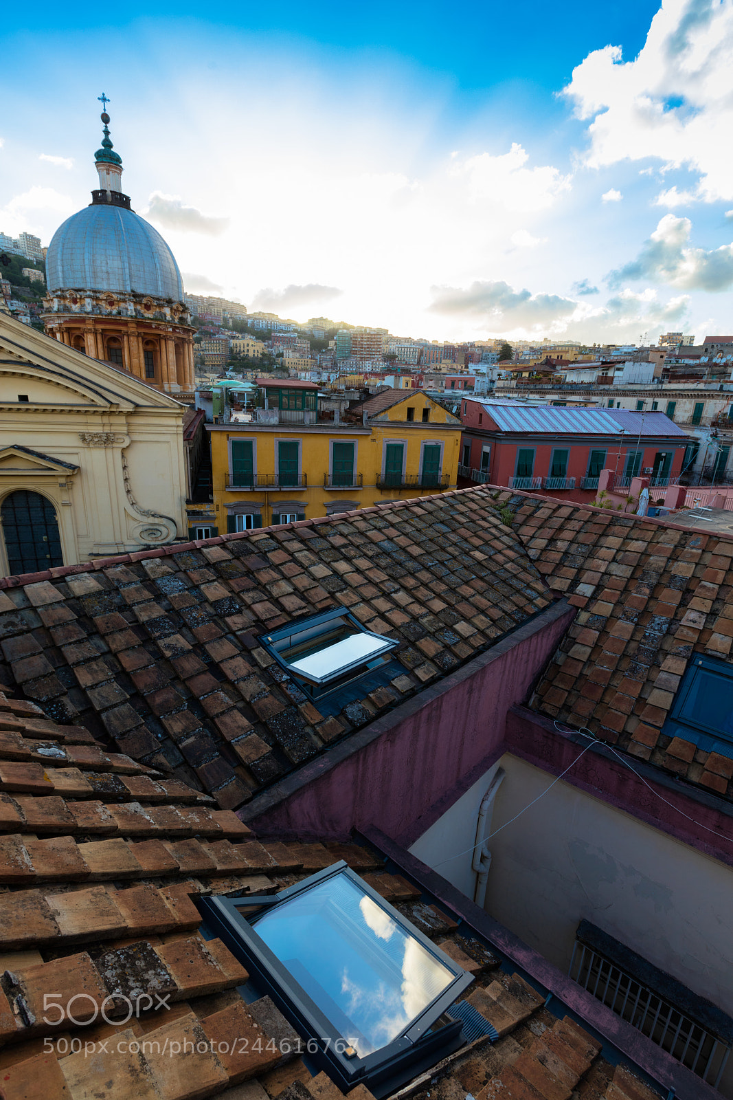 Canon EOS 5DS R sample photo. Panorama of naples photography