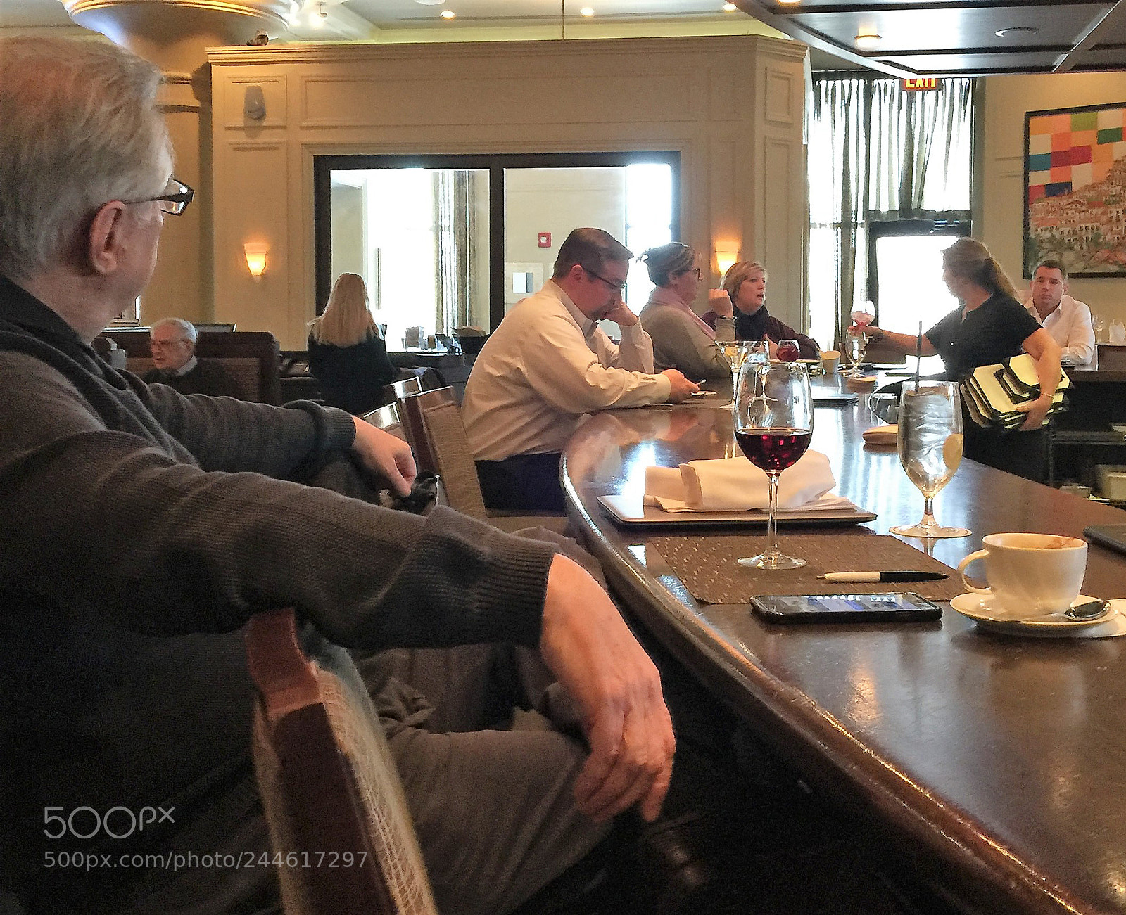 Apple iPhone 6 Plus sample photo. Lunch at davios photography