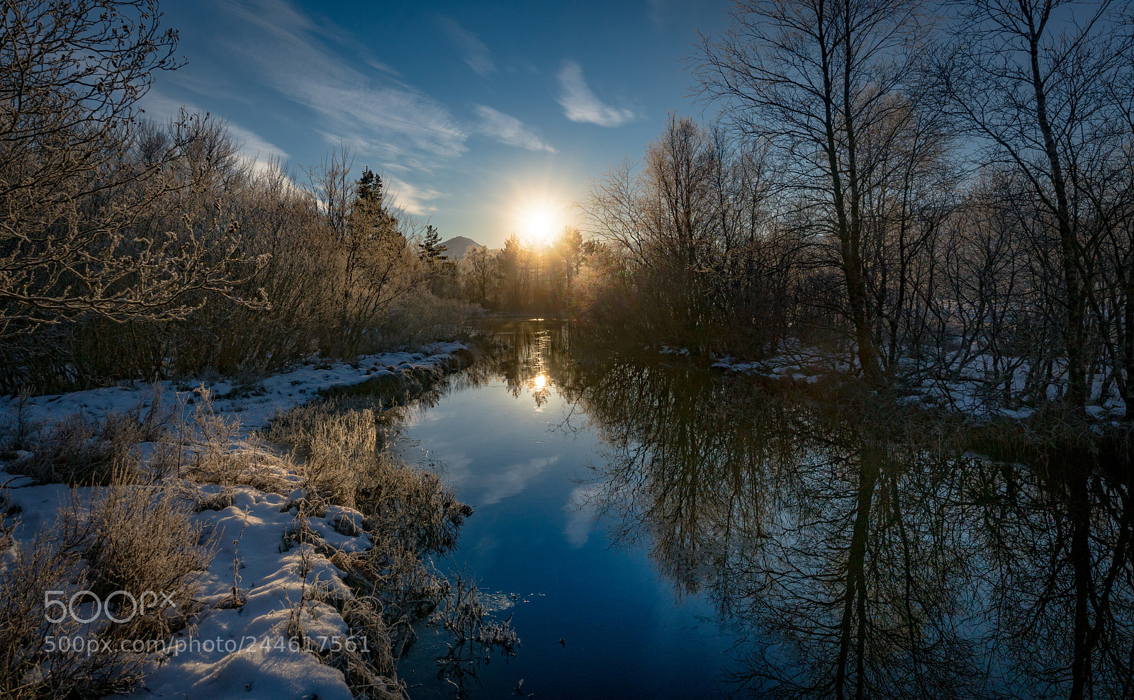 Sony a7R II sample photo. Winter morning photography