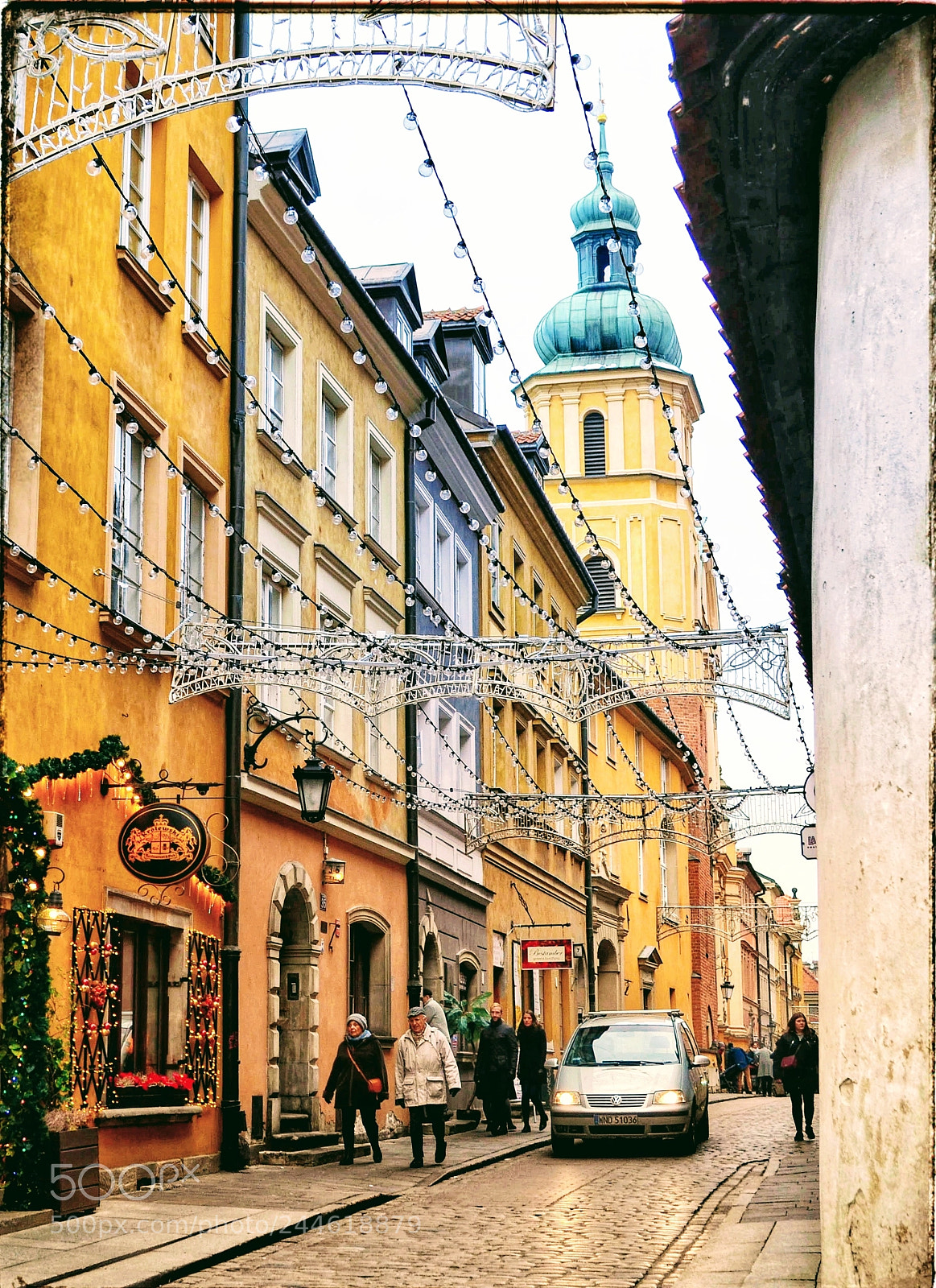Nikon D5100 sample photo. Warsaw old town alleys photography