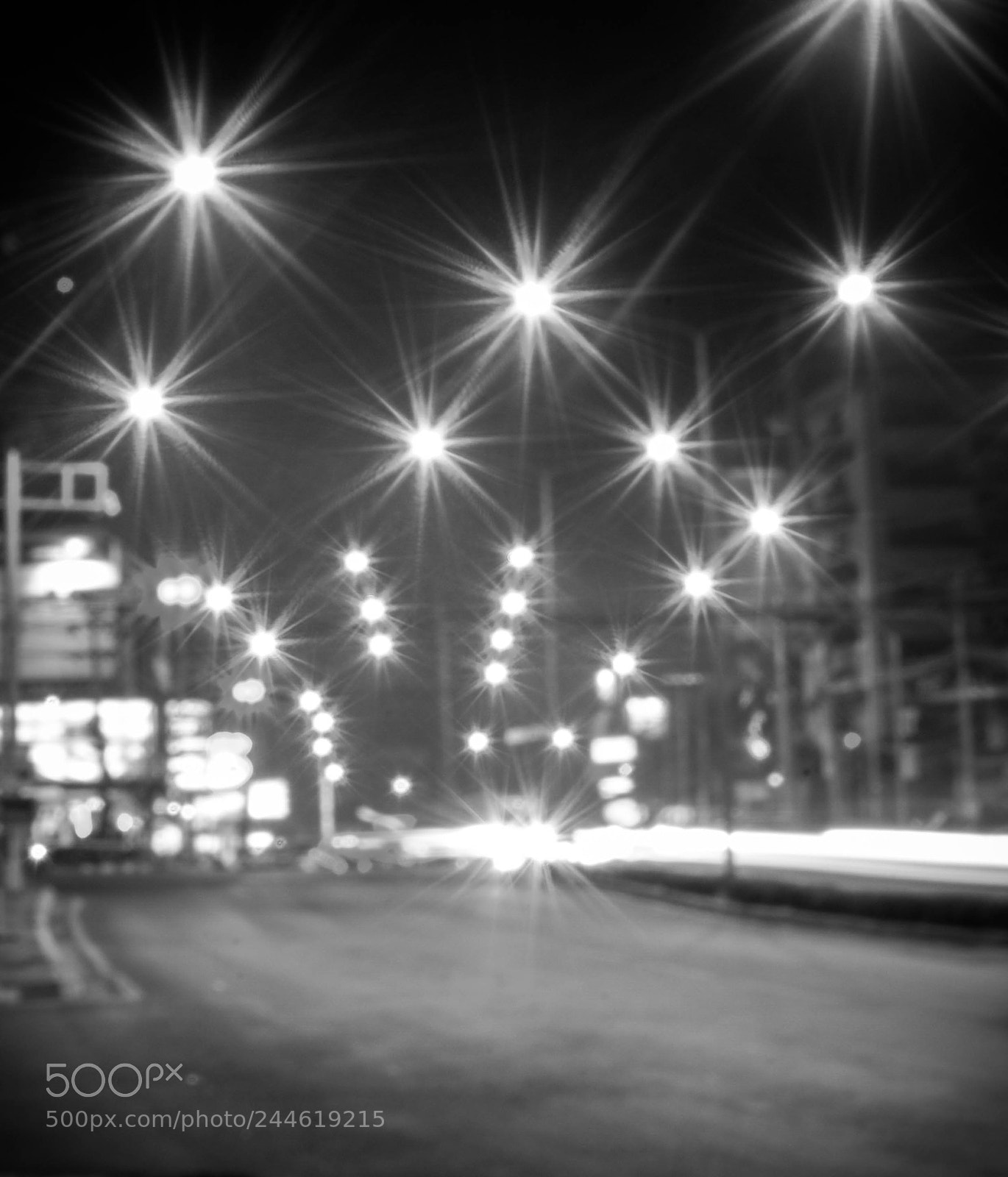 Nikon D7100 sample photo. The street lights photography