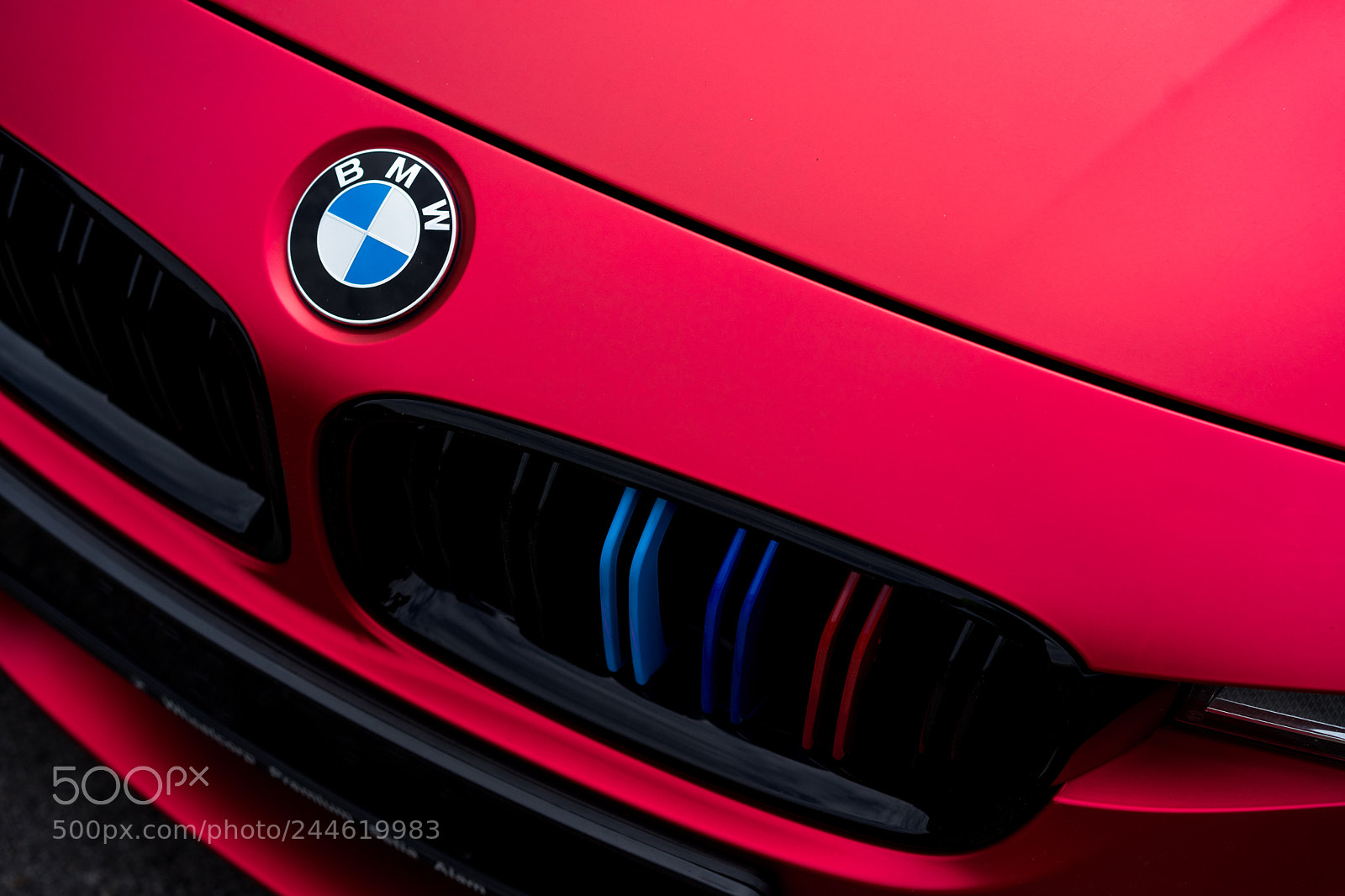Sony a7 II sample photo. Matte rosso bmw 3 series photography