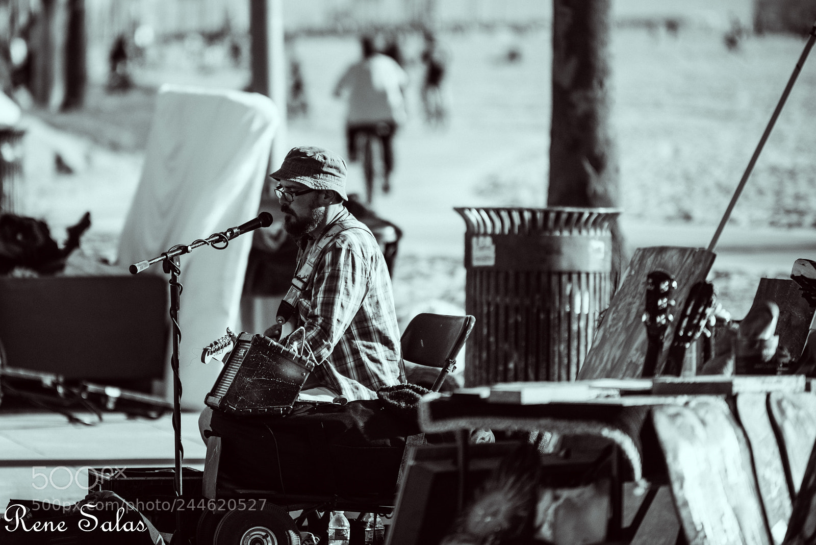Nikon D810 sample photo. Venicebeachartistb&w photography