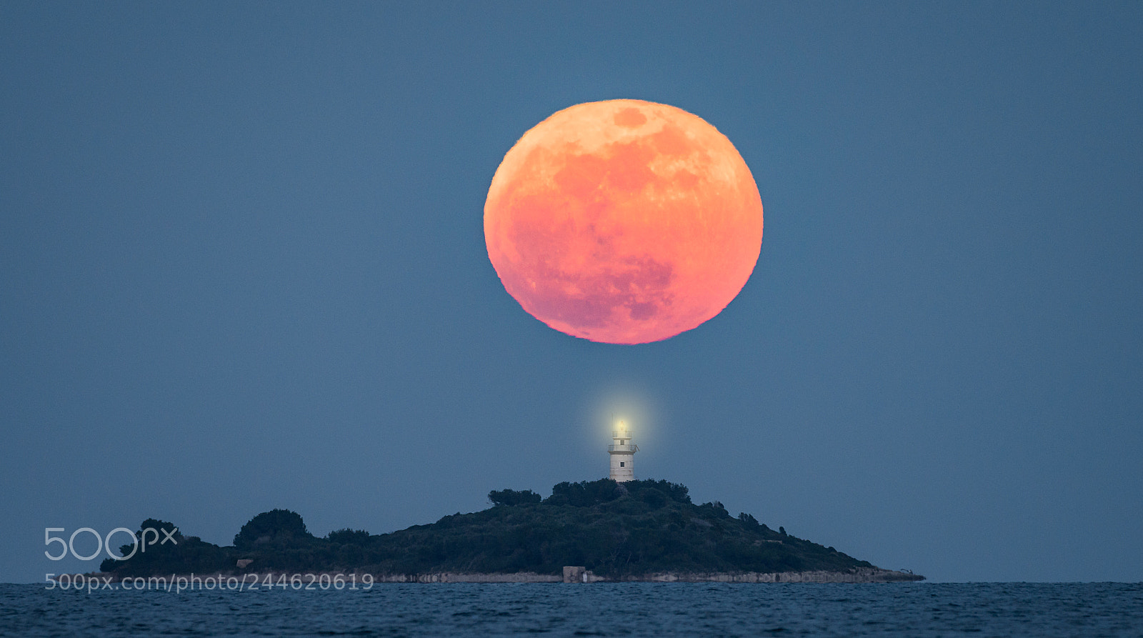Sony a7R II sample photo. Blue moon photography