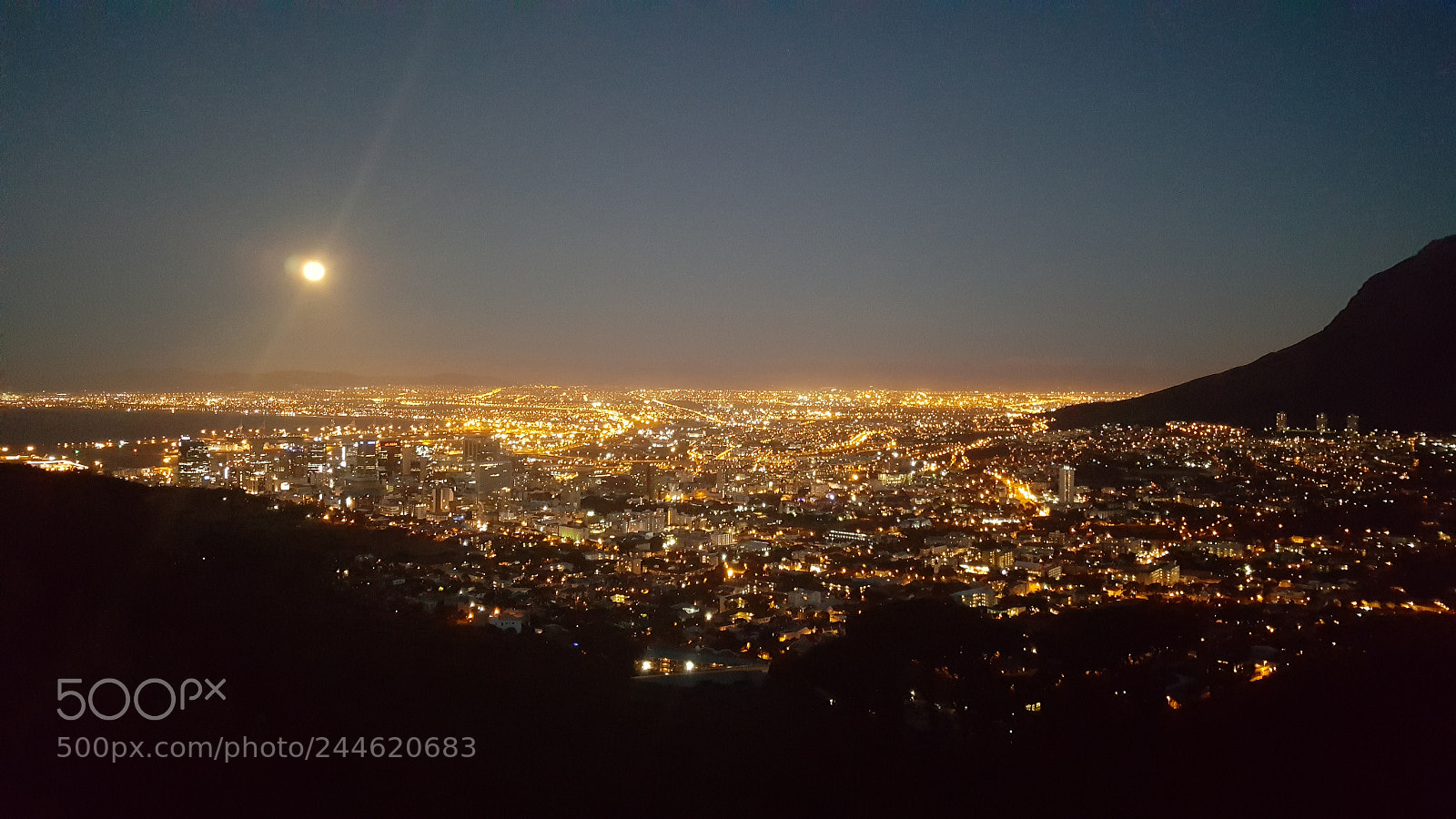 Samsung Galaxy S6 sample photo. Blue moon photography
