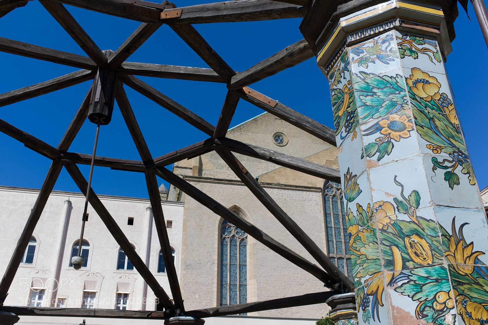 Leica M9 sample photo. Cloister st. chiara photography