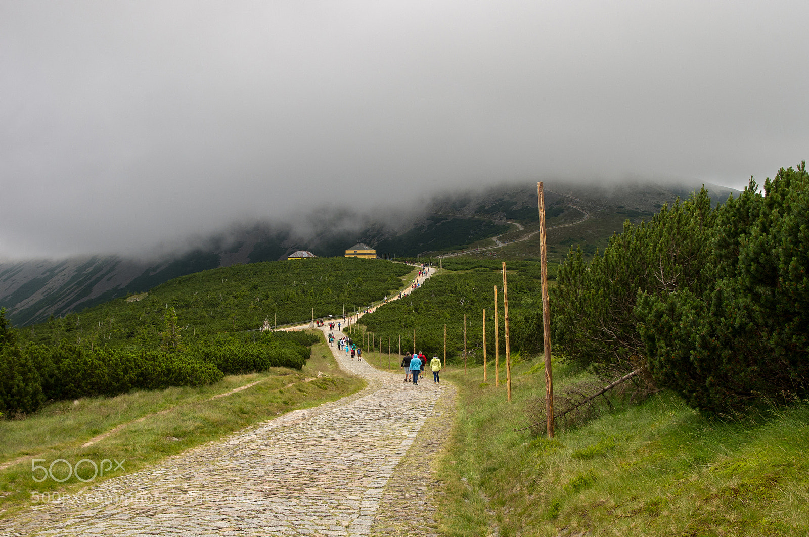 Pentax K-x sample photo. Way to clouds photography