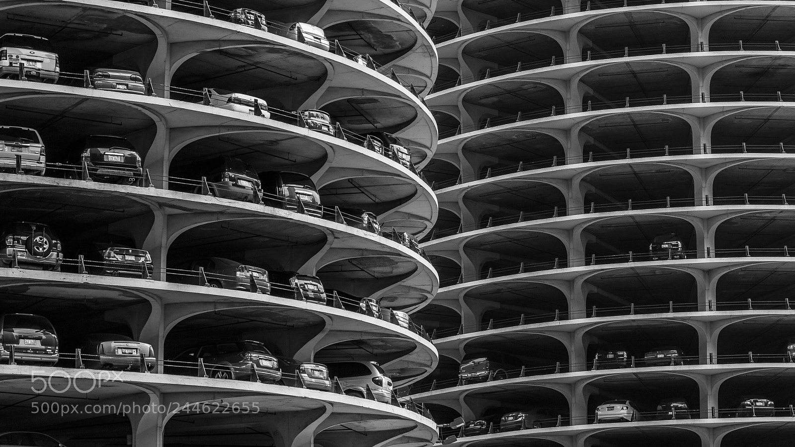 Nikon D3 sample photo. Chicago parking photography